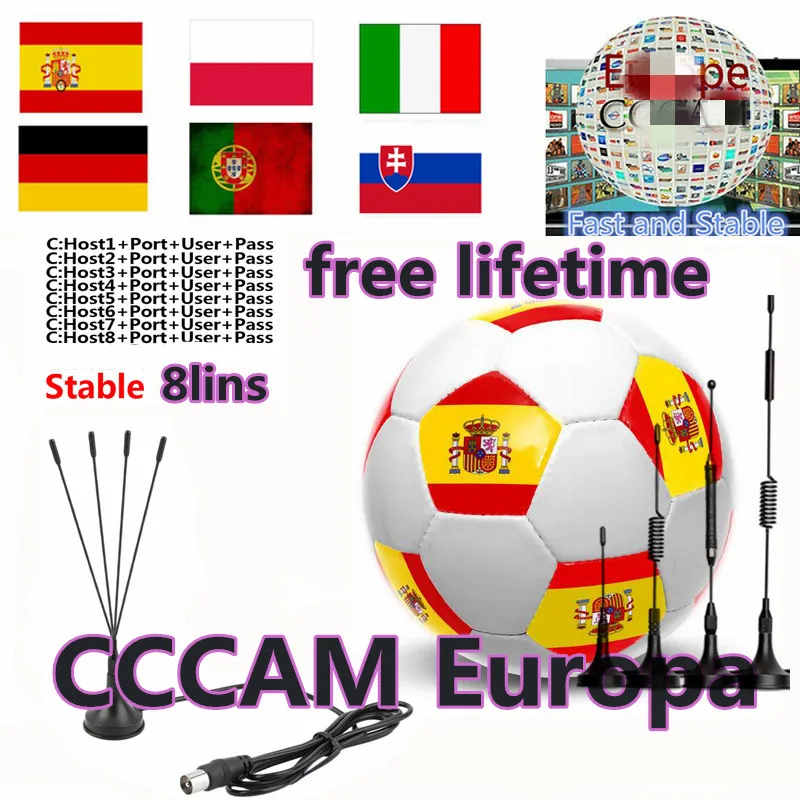 2020 Stable Europe HD cccam europa 8/8line for SPAIN Portugal Germany Satellite 3ccams Receiver no channel no app
2020 Stable Europe HD cccam europa 8/8line for SPAIN Portugal Germany Satellite 3ccams Receiver no channel no app