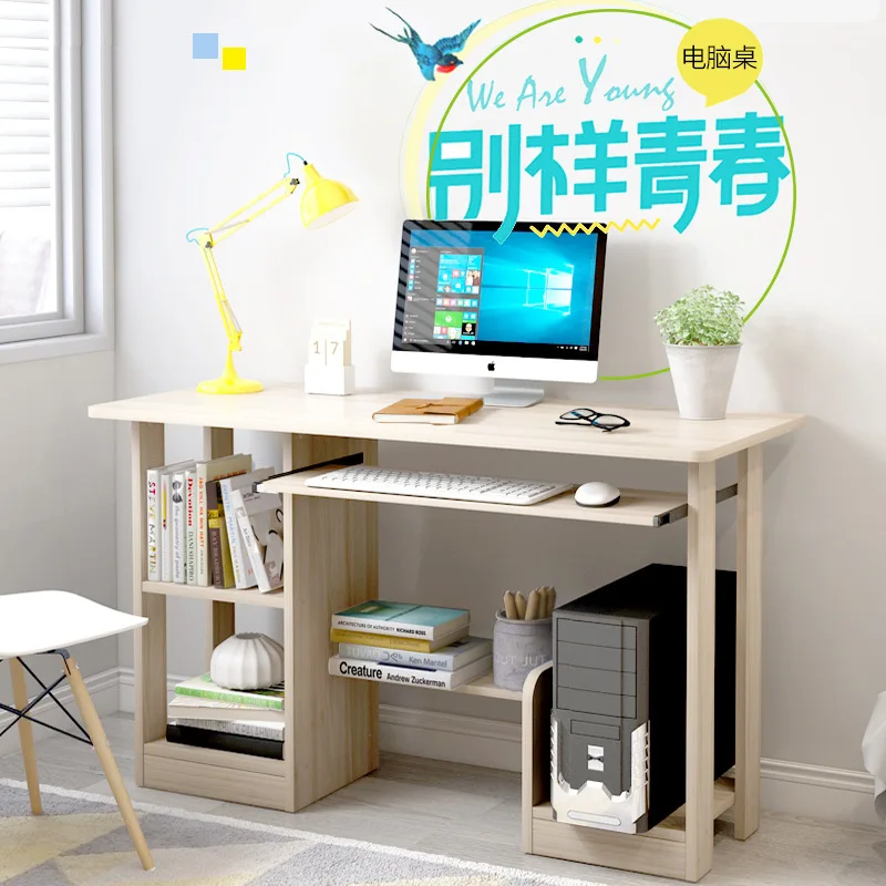 Desktop Computer Desk Simple Multi-functional Household Province Space Student Desk Bookshelf Combination Bedroom Economical Tab
Desktop Computer Desk Simple Multi-functional Household Province Space Student Desk Bookshelf Combination Bedroom Economical Tab