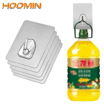 HOOMIN 5pcs Wall Hooks Storage Hangers Strong Self Adhesive Hanger Transparent Hanging Stuff Key Holder For Kitchen Bathroom
HOOMIN 5pcs Wall Hooks Storage Hangers Strong Self Adhesive Hanger Transparent Hanging Stuff Key Holder For Kitchen Bathroom