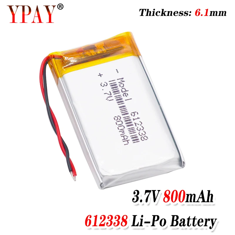 3 line Liter energy battery 3.7V lithium polymer battery 612338 800mAh game machine MP3 MP4 MP5 lithium battery GPS navigator
3 line Liter energy battery 3.7V lithium polymer battery 612338 800mAh game machine MP3 MP4 MP5 lithium battery GPS navigator