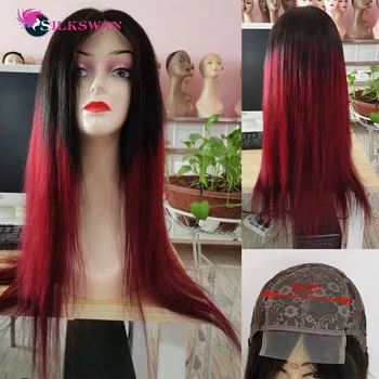 Silkswan Burgundy 4X4 Closure Wig Straight 1B/99J Human Hair Wigs Brazilian Remy Hair 180 Density Ombre Wigs For Women
Silkswan Burgundy 4X4 Closure Wig Straight 1B/99J Human Hair Wigs Brazilian Remy Hair 180 Density Ombre Wigs For Women