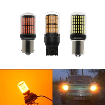 Bau15s PY21W/P21W Led CanBus Error Free 1156 T20 WY21W 7440 3014 144SDM Universal Car DRL Turn Signal Taillights ReversE Light
Bau15s PY21W/P21W Led CanBus Error Free 1156 T20 WY21W 7440 3014 144SDM Universal Car DRL Turn Signal Taillights ReversE Light