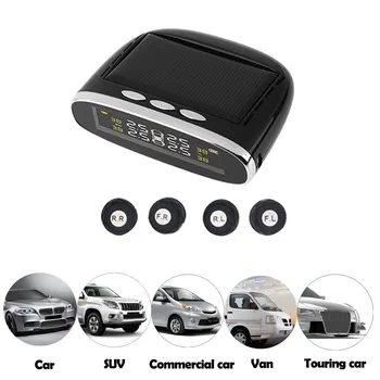 Hot TPMS Solar Wireless Tire Pressure LCD Monitoring System \ 4 External Sensor Solar Power Digital LCD Display Car Accessories
Hot TPMS Solar Wireless Tire Pressure LCD Monitoring System \ 4 External Sensor Solar Power Digital LCD Display Car Accessories