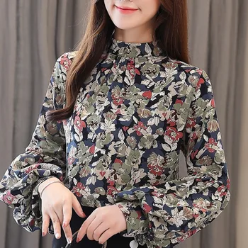 New Autumn Fashion Women's Tops and Shirts Long Sleeve Chiffon Stand Collar Retro Shirt Office Lady Plus Size Clothes Blusas
New Autumn Fashion Women's Tops and Shirts Long Sleeve Chiffon Stand Collar Retro Shirt Office Lady Plus Size Clothes Blusas