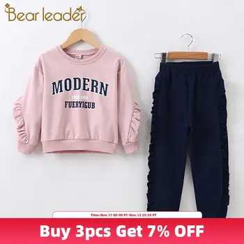 Bear Leader Teenager Girls Suits Little Girls Active Sets 2PCS Letter Print Petal Sleeve Sweatshirt +Solid Pants Girl Outfits
Bear Leader Teenager Girls Suits Little Girls Active Sets 2PCS Letter Print Petal Sleeve Sweatshirt +Solid Pants Girl Outfits
