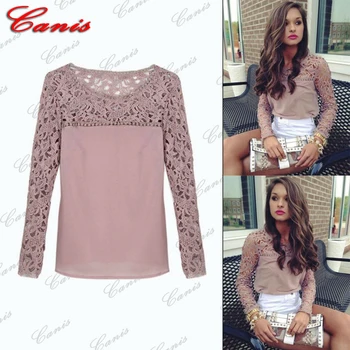 2019 New M-XXL Womens Summer Full Sleeve Lace Solid Lace Blouse Ruffle Ladies Loose Crew Neck Tops
2019 New M-XXL Womens Summer Full Sleeve Lace Solid Lace Blouse Ruffle Ladies Loose Crew Neck Tops