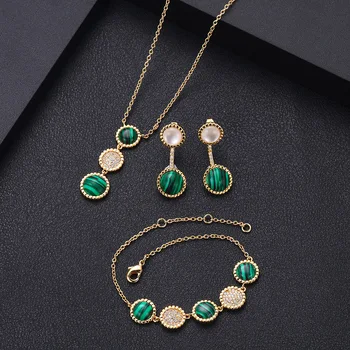 Nigeria 3pcs Bridal Zirconia Jewelry Sets for Women Party, Luxury Dubai Nigeria CZ Crystal Wedding Jewelry Sets Cubic Zirconia
Nigeria 3pcs Bridal Zirconia Jewelry Sets for Women Party, Luxury Dubai Nigeria CZ Crystal Wedding Jewelry Sets Cubic Zirconia