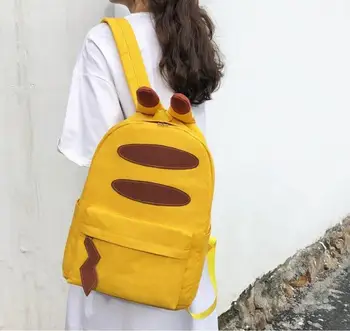 Pokemon Monster Yellow Pikachu Backpack School Book Bag with Ear for Boys Gilrs Kids Mochila back to school Gift
Pokemon Monster Yellow Pikachu Backpack School Book Bag with Ear for Boys Gilrs Kids Mochila back to school Gift