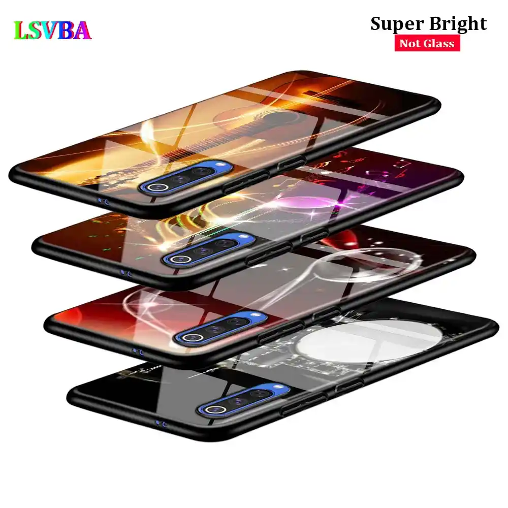 black cover piano guitar music for samsung galaxy a90 a80 a70