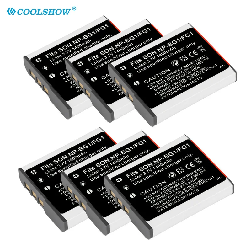 NP-BG1 NP-FG1 NP BG1 FG1 Camera Battery 1400mah for Sony DSC-H50 DSC-H55 DSC-H3 DSC-H7 DSC-H9 DSC-H10 DH20 W100 WX1 Batteries
NP-BG1 NP-FG1 NP BG1 FG1 Camera Battery 1400mah for Sony DSC-H50 DSC-H55 DSC-H3 DSC-H7 DSC-H9 DSC-H10 DH20 W100 WX1 Batteries