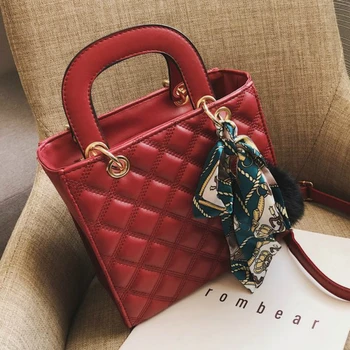 Quality Leather Female Shoulder Bag Small Women Handbag with Ribbon Hair ball Casual Top-handle Bag Ladies' Crossbody Bag Bolsa 
Quality Leather Female Shoulder Bag Small Women Handbag with Ribbon Hair ball Casual Top-handle Bag Ladies' Crossbody Bag Bolsa