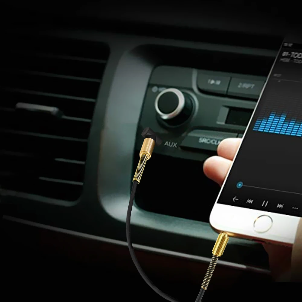 LEEPEE Car Stereo AUX Cord Male-Male AUX Cable Universal Headphone Beats Speaker Car Electric 3.5MM Audio Cable Spring
LEEPEE Car Stereo AUX Cord Male-Male AUX Cable Universal Headphone Beats Speaker Car Electric 3.5MM Audio Cable Spring