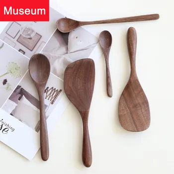 Solid Wood Spoon Long Handle Stir Spoon Sauce Scoop Honey Spoon Dessert Spoon Spoon Spoon Solid Wood Rice Shovel Take Cooked 
Solid Wood Spoon Long Handle Stir Spoon Sauce Scoop Honey Spoon Dessert Spoon Spoon Spoon Solid Wood Rice Shovel Take Cooked