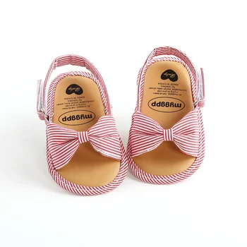 New Fashion Baby Girls Shoes Bow Striped Breathable Anti-Slip Shoes Sandals Toddler Soft Soled Shoes 0-18 Months
New Fashion Baby Girls Shoes Bow Striped Breathable Anti-Slip Shoes Sandals Toddler Soft Soled Shoes 0-18 Months