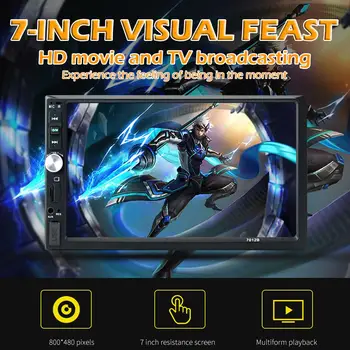 Hot Sale Car Stereo Multi-function Solid Color 7012B Double DIN Head Unit In Dash 7 inch Screen Bluetooth FM Radio Receiver
Hot Sale Car Stereo Multi-function Solid Color 7012B Double DIN Head Unit In Dash 7 inch Screen Bluetooth FM Radio Receiver