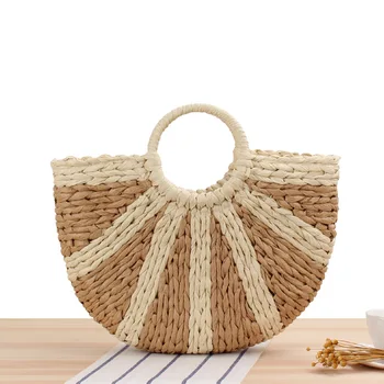 Summer Patchwork Straw Big Handbags Handmade 2020 Raffia Rattan Women Beach Bags Vacation Travel Bohemian Woven Purses Hand Bags
Summer Patchwork Straw Big Handbags Handmade 2020 Raffia Rattan Women Beach Bags Vacation Travel Bohemian Woven Purses Hand Bags