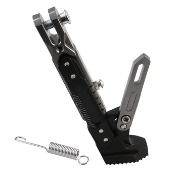 Motorcycle Universal CNC Aluminum Alloy Adjustable Kickstand Foot Side Stand Motorcycle Accessories 
Motorcycle Universal CNC Aluminum Alloy Adjustable Kickstand Foot Side Stand Motorcycle Accessories