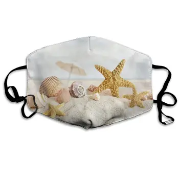Seashells Starfish On Beach print Dustproof and windproof mask, washable and reusable, suitable for outdoor sports
Seashells Starfish On Beach print Dustproof and windproof mask, washable and reusable, suitable for outdoor sports