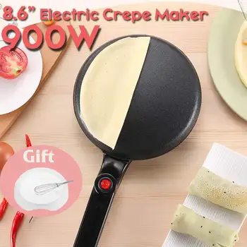 22cm 220V Electric Crepe Maker Pizza Pancake Machine Household Non-Stick Griddle Baking Pan Cake Machine Kitchen Cooking Tools
22cm 220V Electric Crepe Maker Pizza Pancake Machine Household Non-Stick Griddle Baking Pan Cake Machine Kitchen Cooking Tools
