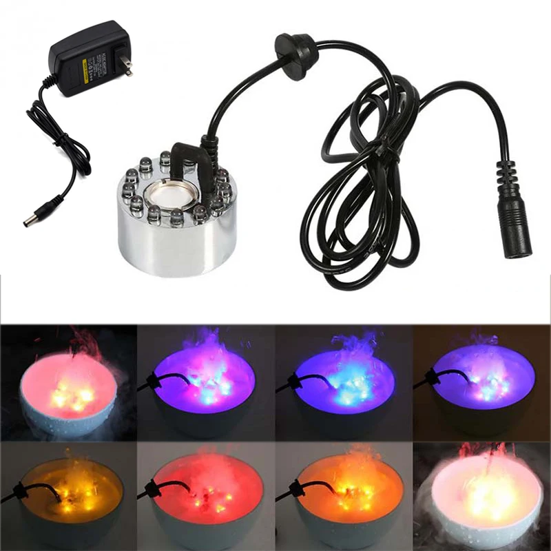Mist Maker Fogger Ultrasonic Purify Water Fountain Pond Sprayer Atomizer Waterprooof Landscape Color Changing 24V Indoor Outdoor
Mist Maker Fogger Ultrasonic Purify Water Fountain Pond Sprayer Atomizer Waterprooof Landscape Color Changing 24V Indoor Outdoor
