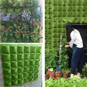 Wall-Mounted Felt Gardening Planting Bag Balcony Wall Hanging Flowerpot Multi-Port Planting Seeder Bag Garden Planting Bag
Wall-Mounted Felt Gardening Planting Bag Balcony Wall Hanging Flowerpot Multi-Port Planting Seeder Bag Garden Planting Bag