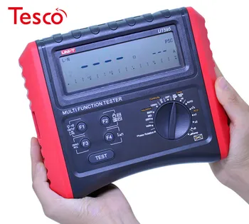 UNI-T UT595 digital RCD tester Multifunction Loop Testers Earth Ground Line Loop Impedance Tester Insulation Resistance Meter
UNI-T UT595 digital RCD tester Multifunction Loop Testers Earth Ground Line Loop Impedance Tester Insulation Resistance Meter