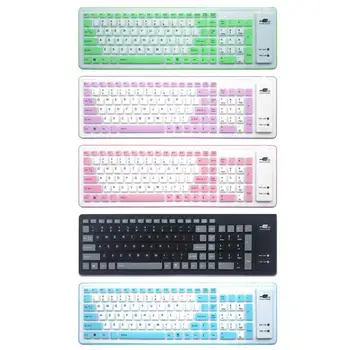 1 Pc Foldable Silicone Keyboard USB Wired Silicon Flexible Soft Keyboard for Laptop
1 Pc Foldable Silicone Keyboard USB Wired Silicon Flexible Soft Keyboard for Laptop