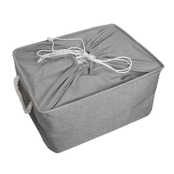 Cotton Linen Waterproof case Drawstring Laundry Clothes Books Storage Box Dustproof Storage Boxes
Cotton Linen Waterproof case Drawstring Laundry Clothes Books Storage Box Dustproof Storage Boxes