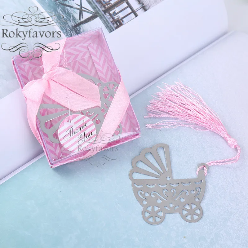 100pcs baby stroller bookmark baby shower kids party gifts