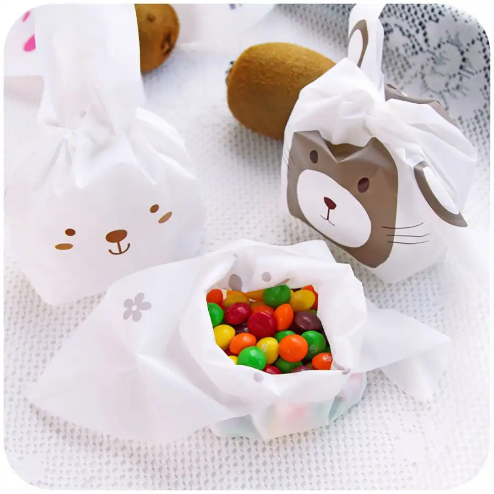 cute rabbit ear christmas cartoon candy bag baby shower dessert