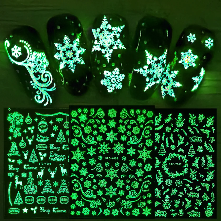 1pcs 3D Green Luminous Sticker for Nails Butterfly Flower Leaf Glow in The Dark Sliders White Nail Stickers Manicure 5g
1pcs 3D Green Luminous Sticker for Nails Butterfly Flower Leaf Glow in The Dark Sliders White Nail Stickers Manicure 5g