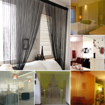 Door String Curtain Solid Tassel Line 100cmX200cm Door Window Line Curtain Valance Divider Decorative for Party Bedroom D30
Door String Curtain Solid Tassel Line 100cmX200cm Door Window Line Curtain Valance Divider Decorative for Party Bedroom D30