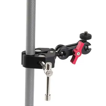 Super Clamp Articulating Magic Arm Monitor Mount with Double Ballhead with 1/4" Screw for Camera LED Video Light Cage DIY Rig
Super Clamp Articulating Magic Arm Monitor Mount with Double Ballhead with 1/4" Screw for Camera LED Video Light Cage DIY Rig