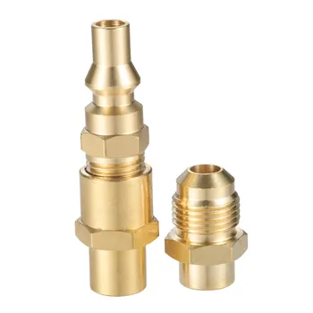 1/8" FNPT x 1/4" Male Quick Connect Plug Propane Quick Conversion for Weber Q 100, 1000, 200, 2000, 1200, 2200 Gas Grill Camper
1/8" FNPT x 1/4" Male Quick Connect Plug Propane Quick Conversion for Weber Q 100, 1000, 200, 2000, 1200, 2200 Gas Grill Camper