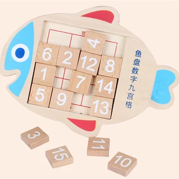 Kids Math Toys Wooden Fish Shape Digital Numbers 1-15 Brain Teaser Huarong Road Toys For Adults & Children IQ Developmental Gift
Kids Math Toys Wooden Fish Shape Digital Numbers 1-15 Brain Teaser Huarong Road Toys For Adults & Children IQ Developmental Gift