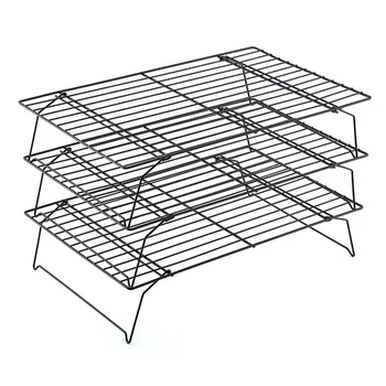 3-layer Cake Bread Cooling Rack Baking Cake Quick Cooling Shelf Metal Mesh Kitchen Storage Rack Biscuit Drying Rack
3-layer Cake Bread Cooling Rack Baking Cake Quick Cooling Shelf Metal Mesh Kitchen Storage Rack Biscuit Drying Rack