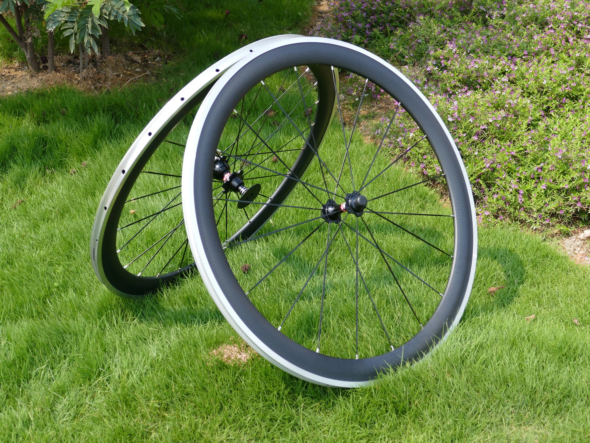 

FLX-WS-CW25 Full Carbon 700C Road Bike Clincher Wheelset Depth 50mm Toray Carbon Wheel Rim Alloy Brake Side Rim Width 25mm