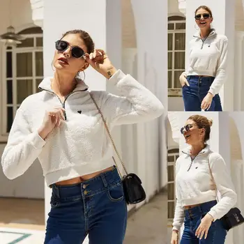 Women Fleece Long Sleeve Printed Zipper Warm Hoodie Top Blouse sweatshirts
Women Fleece Long Sleeve Printed Zipper Warm Hoodie Top Blouse sweatshirts