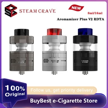 Original Steam Crave Aromamizer Plus Version 2 RDTA 8ml/16ml Capacity Atomizer w/ Top Fill Airflow Control Vape Tank VS Zeus X
Original Steam Crave Aromamizer Plus Version 2 RDTA 8ml/16ml Capacity Atomizer w/ Top Fill Airflow Control Vape Tank VS Zeus X