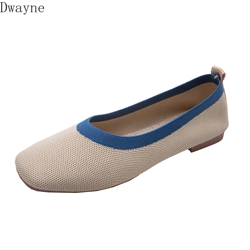 Square head flat bottom woven flat shoes shallow mouth low cut single shoes knit wild comfortable large size four seasons shoes 
Square head flat bottom woven flat shoes shallow mouth low cut single shoes knit wild comfortable large size four seasons shoes