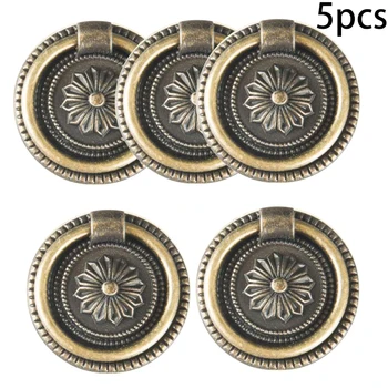 5Pcs Zinc Alloy Retro Door Knobs Ring Cupboard Cabinet Drawer Pulls Handles Durable Hardware Door Pull Handles
5Pcs Zinc Alloy Retro Door Knobs Ring Cupboard Cabinet Drawer Pulls Handles Durable Hardware Door Pull Handles
