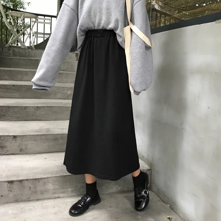 Suitable Hip And Leg Is Early Autumn Skirt 2019 New Style Elastic Waist over-the-Knee Mid-length A- line Long Skirt
Suitable Hip And Leg Is Early Autumn Skirt 2019 New Style Elastic Waist over-the-Knee Mid-length A- line Long Skirt