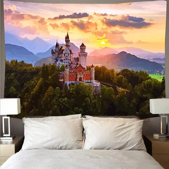 Sunset landscape tapestry oil painting art tapestry psychedelic wall hanging beach towel polyester fiber thin blanket yoga
Sunset landscape tapestry oil painting art tapestry psychedelic wall hanging beach towel polyester fiber thin blanket yoga