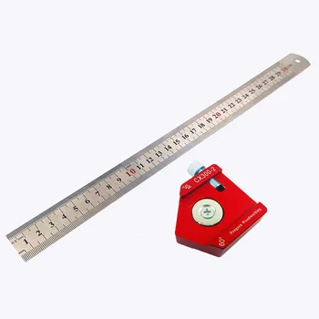 Right Angle Ruler 45 60 90 Degree Precision Equipment Easily Carrying Woodworking Measuring Scribing Tools
Right Angle Ruler 45 60 90 Degree Precision Equipment Easily Carrying Woodworking Measuring Scribing Tools