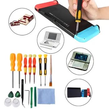 17 17 in 1 Triwing Screwdriver Game Bit Repair Tool Kit Full Security for Nintendo Switch JoyCon Wii NES SNES DS Lite GBA New
17 17 in 1 Triwing Screwdriver Game Bit Repair Tool Kit Full Security for Nintendo Switch JoyCon Wii NES SNES DS Lite GBA New
