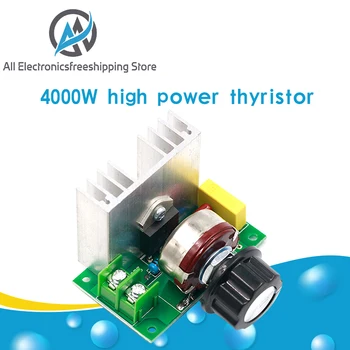 4000W SCR Electronic Voltage Regulator Speed Controller Control Board Governor Dimmer High Power Module AC 220V Resistive Load
4000W SCR Electronic Voltage Regulator Speed Controller Control Board Governor Dimmer High Power Module AC 220V Resistive Load