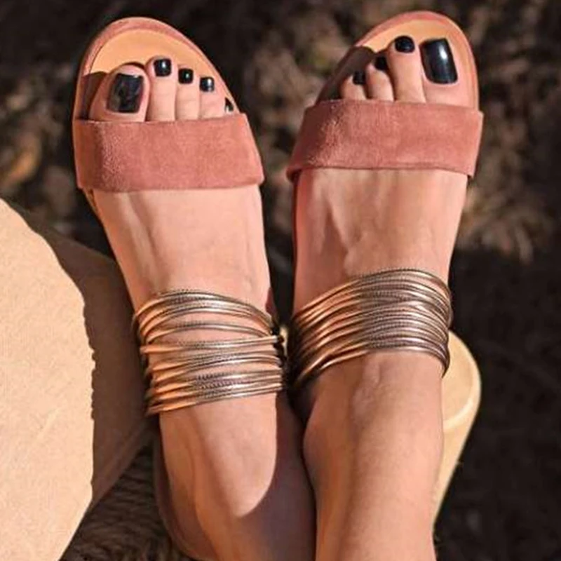 2020 Sandals for Womens Leisure Rome Flat Plus Size Flat One Word With Peep Toe Slippers Shoes Retro
2020 Sandals for Womens Leisure Rome Flat Plus Size Flat One Word With Peep Toe Slippers Shoes Retro