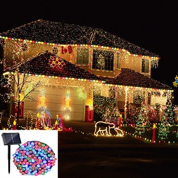 5/10/20m Solar Powered String Light Christmas Garden Landscape Decor with 8 Flash Modes
5/10/20m Solar Powered String Light Christmas Garden Landscape Decor with 8 Flash Modes