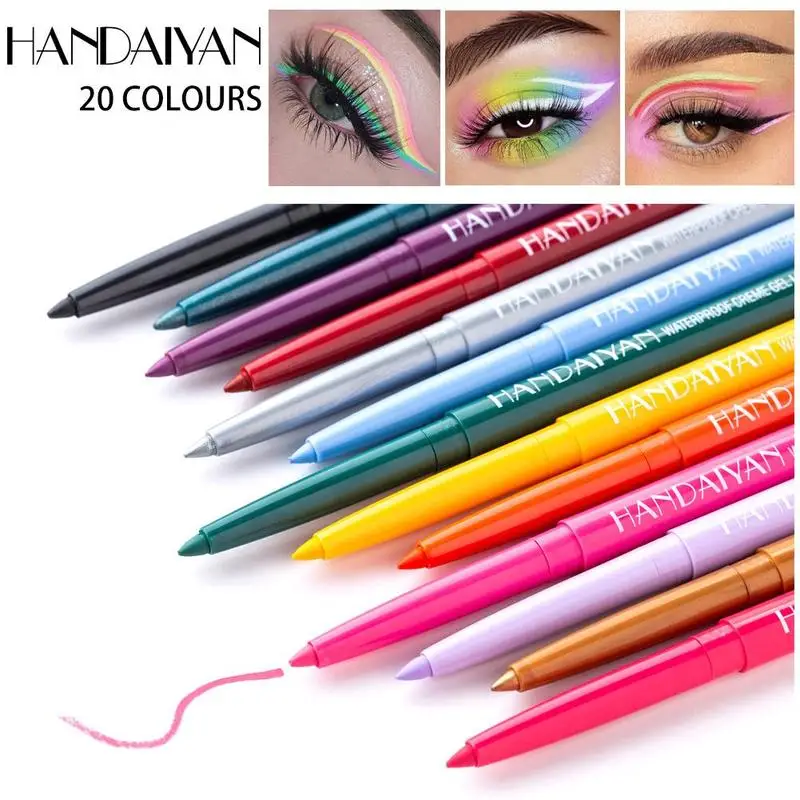 6/20 Sticks of Gel Eyeliner Pen Sun Color Gel Eyeliner Pen Rotatable Eyeliner Waterproof Eyeliner
6/20 Sticks of Gel Eyeliner Pen Sun Color Gel Eyeliner Pen Rotatable Eyeliner Waterproof Eyeliner