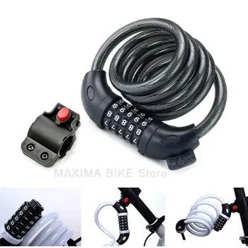 Bike Lock 5 Digit Code Combination Anti-thief Bicycle Security Lock 1200 mm x 12 mm Steel Cable Spiral Bike Cycling Bicycle Lock
Bike Lock 5 Digit Code Combination Anti-thief Bicycle Security Lock 1200 mm x 12 mm Steel Cable Spiral Bike Cycling Bicycle Lock